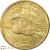 Pièce d'or américaine - Double Eagle Saint Gauden     