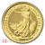 Moneda de oro Britannia británica de 1/10 onza
