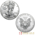 2021 Tube von 20 X 1 Unze silberne American Eagle Münzen