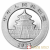 Moneda Panda Chino de 1 gramo de platino 2022