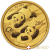 Moneda de oro china Panda de 15 gramos 2022