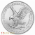 500 x 2023 American Eagle 1 Unze Silbermünze
