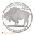 5 Unzen American Buffalo Silber Runde