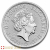 Moneda de plata Britannia de 1 onza – Tubo de 25 monedas