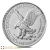500 x Moneda Águila Americana de plata de 1 onza 2024