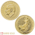 10 x 2024 Moneda de Oro Britannia Británica de 1 Onza - Rey Carlos III