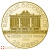 Moneda de oro Filarmónica Austriaca de 1/4 de onza 2024