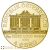Moneda de oro austriaca Filarmónica 2024 1/25ª onza