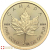 Moneda de oro Hoja de Arce de 1/2 onza 2024