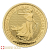 Moneda de oro de 1/4 de onza Britannia británica de 2025