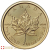 1/4 Unze 2025 kanadische Maple Leaf Goldmünze