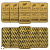 Lote de 10 x 1 Gramo de Lingotes de Oro Asahi 