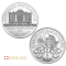 Tube of 10 x  2019 1 Ounce Platinum Philharmonic Coin