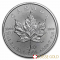 2022 Moneda de Plata Canadian Maple Leaf de 1 Onza - Tubo de 25