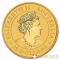 Moeda de ouro canguru australiano de 1/4 onça de 2022