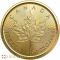 Moneda de oro Hoja de Arce canadiense de oro de 1/10 onzas 2023