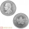 500 x Hoja de Arce canadiense de plata 2024