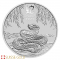 Moneda de Plata de 2 Onzas del Año de la Serpiente Australiana 2025
