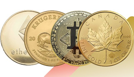 Edelmetalle mit Bitcoin und Ethereum kaufen