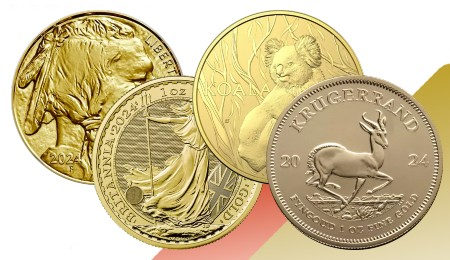 Die besten Goldmünzen 2024 zum Investieren